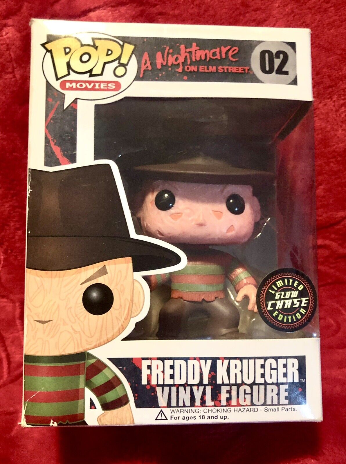 Funko Pop Movies Freddy Krueger #02 Limited Edition- Glow In The Dark Chase
