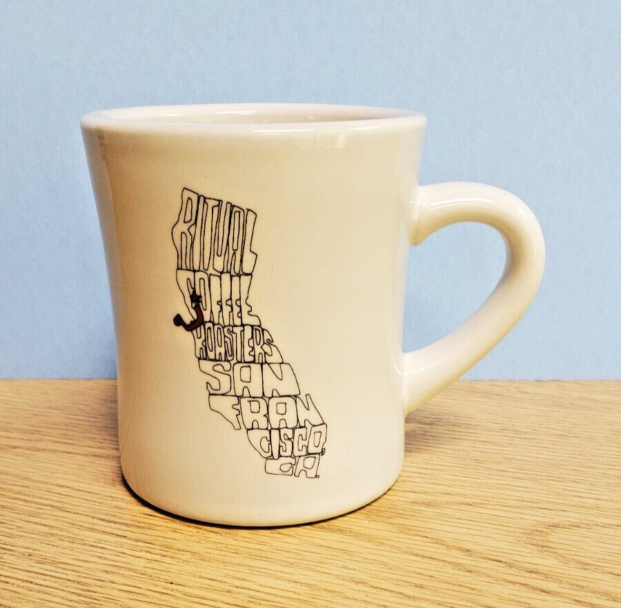 Ritual Coffee Roasters San Francisco CA Diner Style Coffee Mug Tea Cup