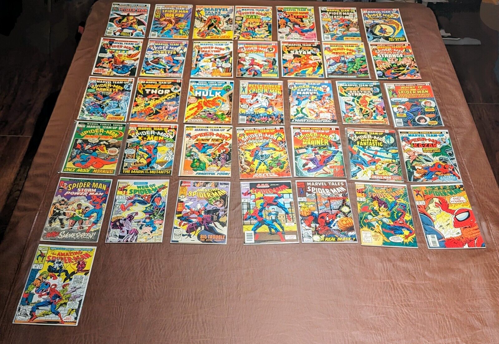 vintage marvel comics lot, spider-man, 36 total.