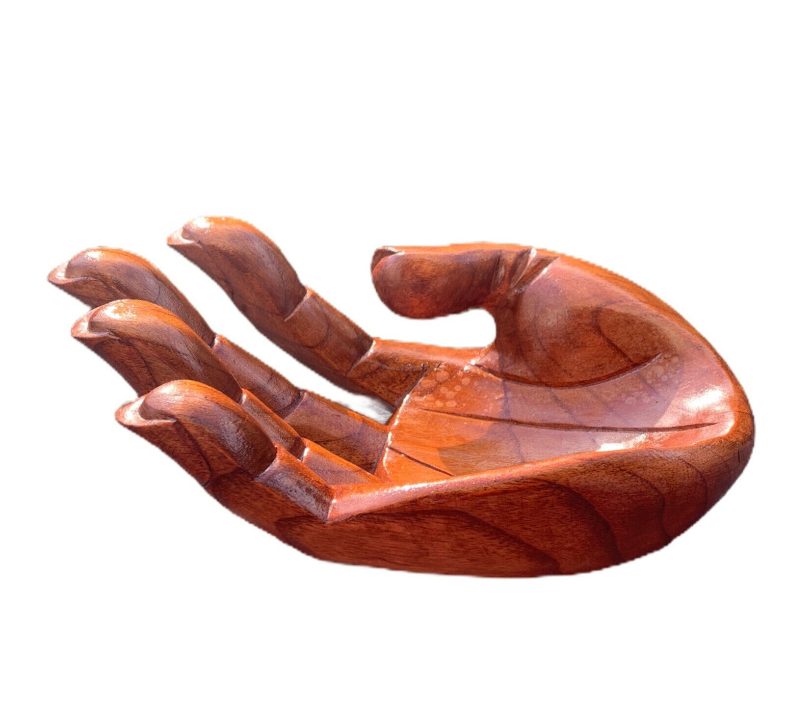 Praise and Gratitude wood hand Sculpture