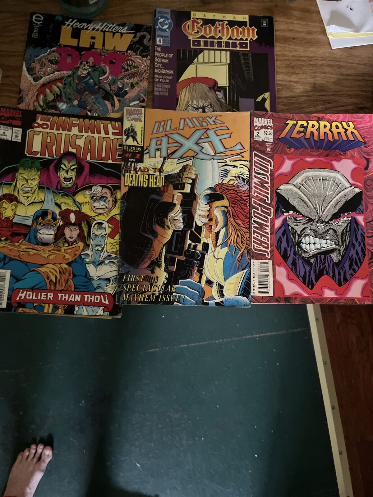 Lot Of 5 Early 1990 Comic Books