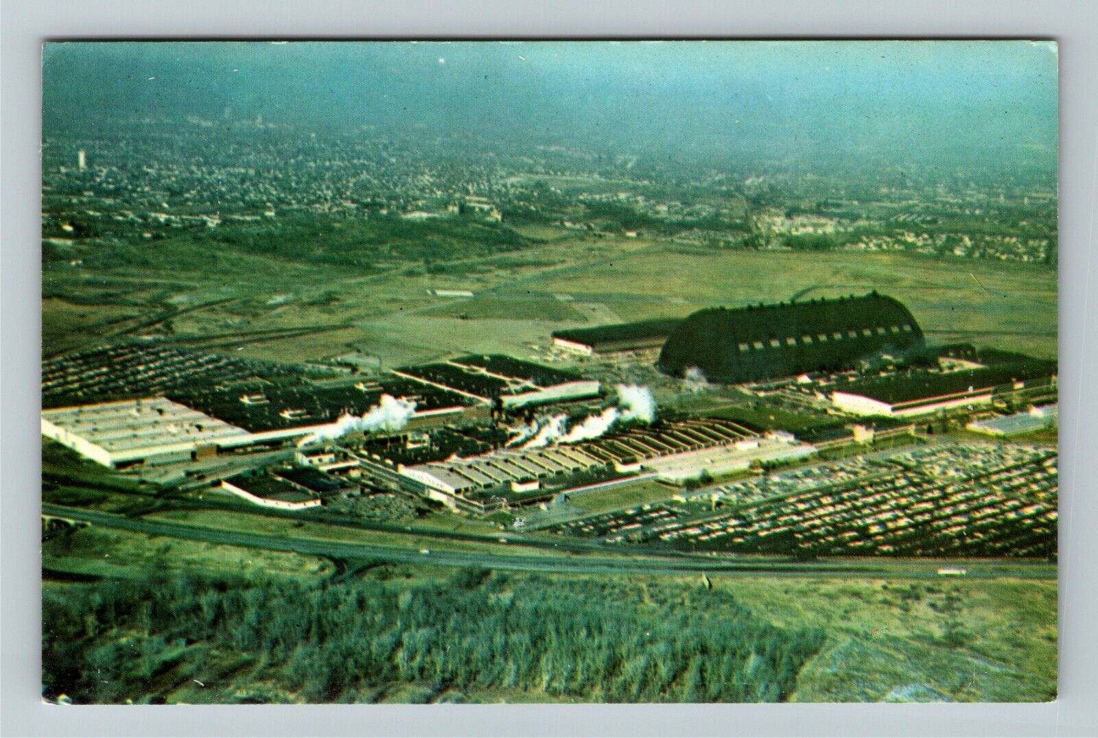 Akron OH-Ohio, Goodyear Aerospace Building Complex, Vintage Postcard