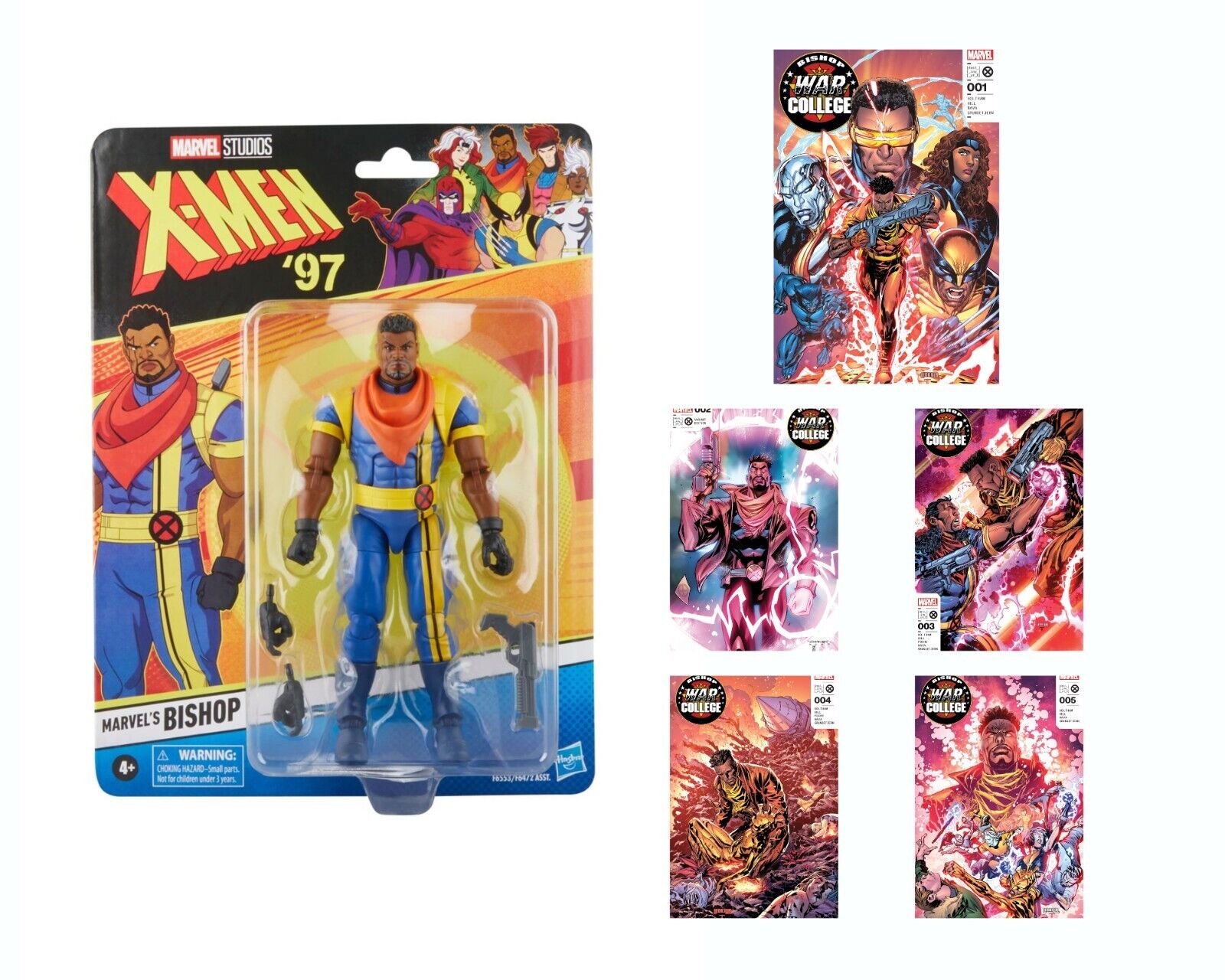 X-men 97\' Bishop Marvel Legends Figure W/ BISHOP: WAR COLLEGE Issues 1-5
