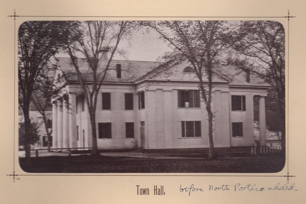 Framingham Town Hall MetroWest Architecture Antique Photo