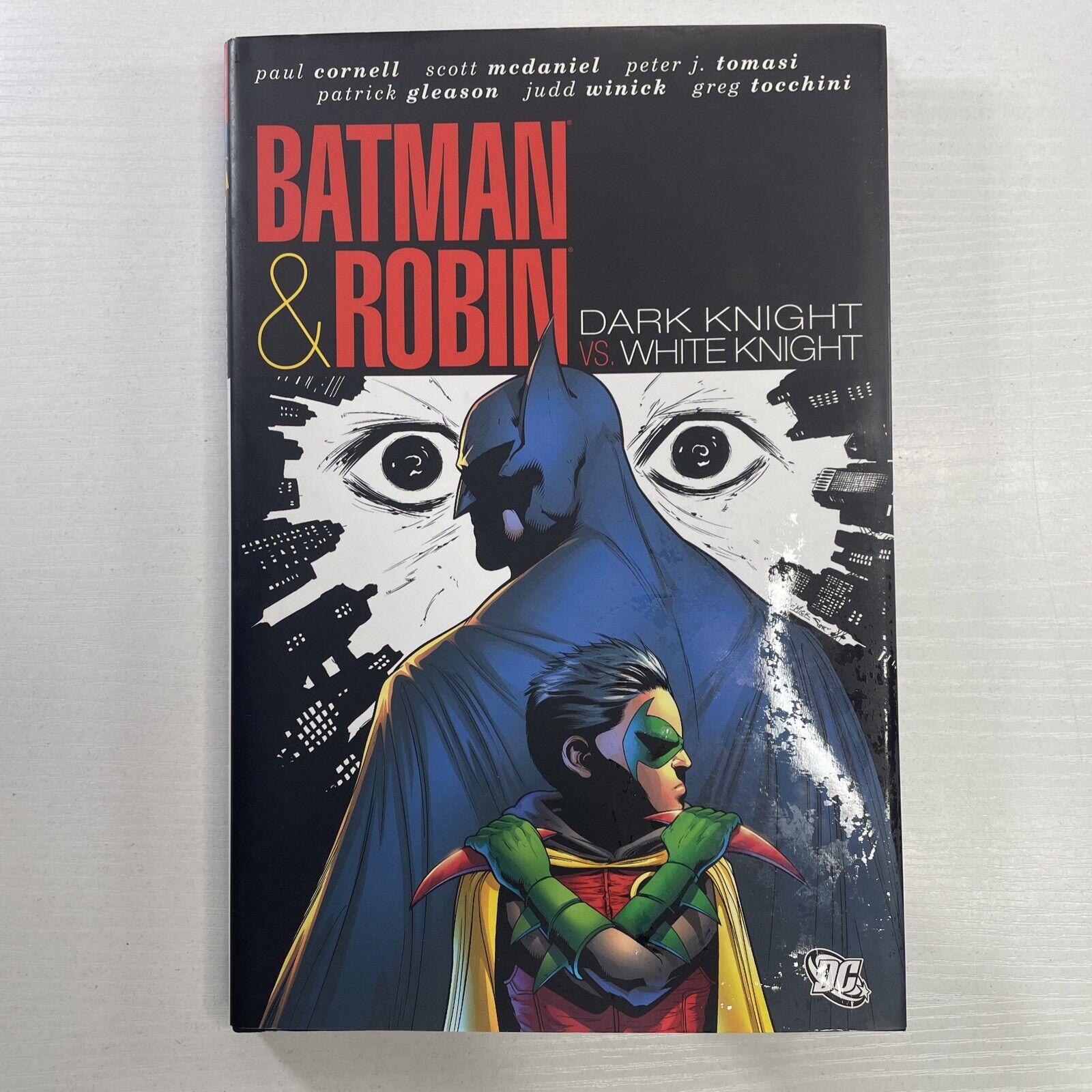 Batman & Robin Dark Knight vs White Knight HC Hardcover Red Hood Damian Wayne