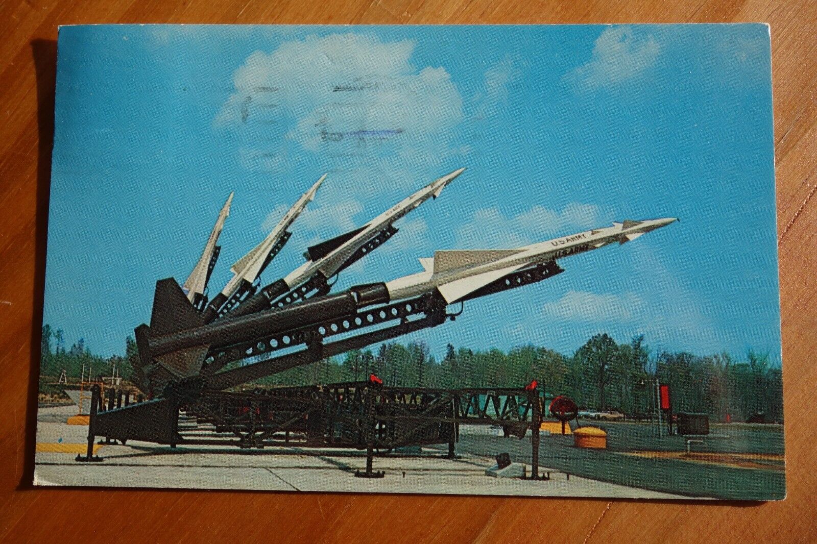 NIKE-AJAX missle site, US Army Third Artillery Group, Hamptons Roads VA postcard