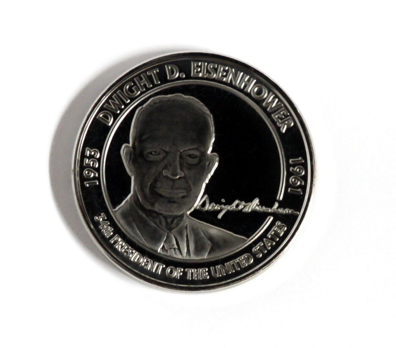 Dwight D. Eisenhower 34th President 1953-1961 Commemorative Proof Coin