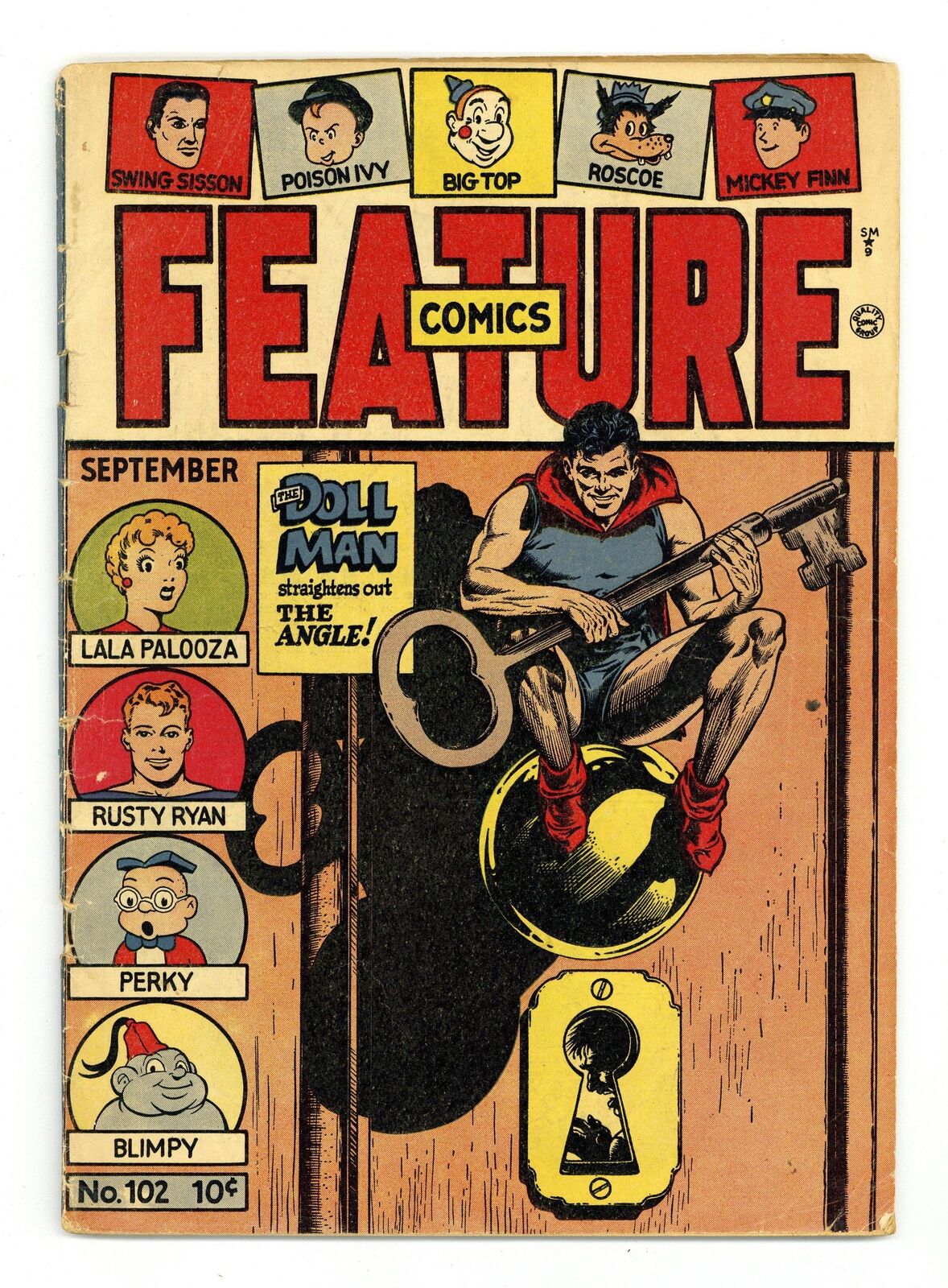 Feature Comics #102 PR 0.5 1946