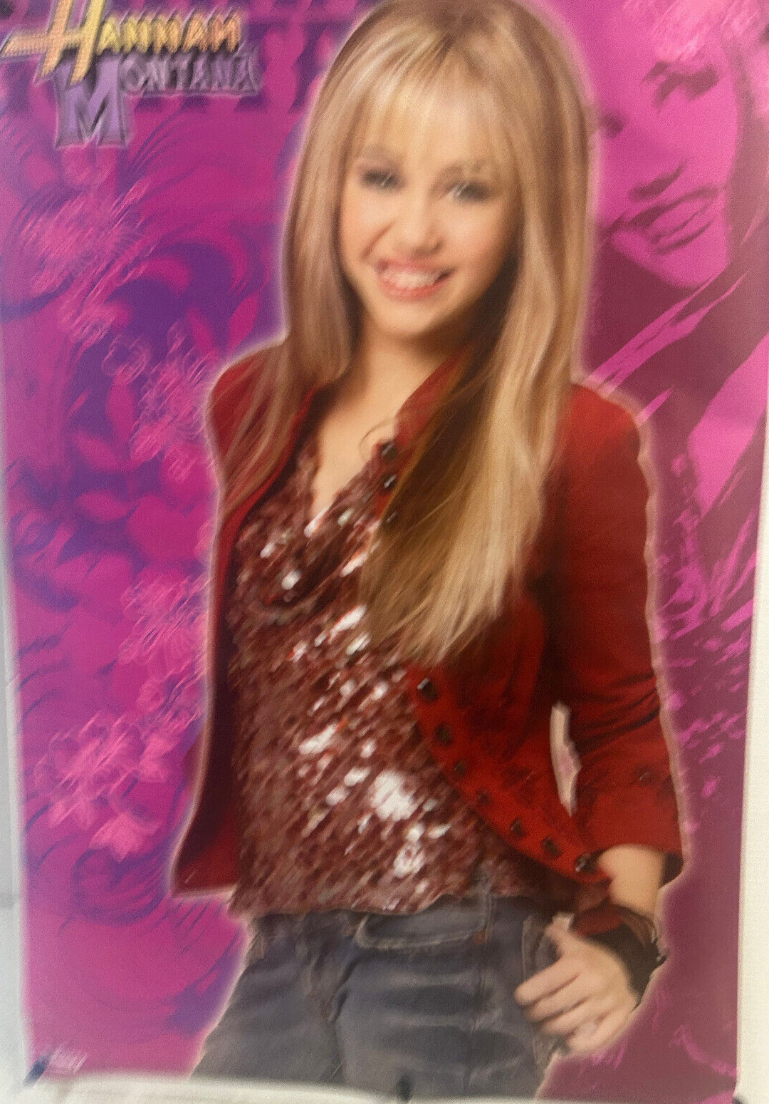 ROLLED VINTAGE HANNAH MONTANA STAR MILEY CYRUS 22X34 POSTER TRENDS CANADA