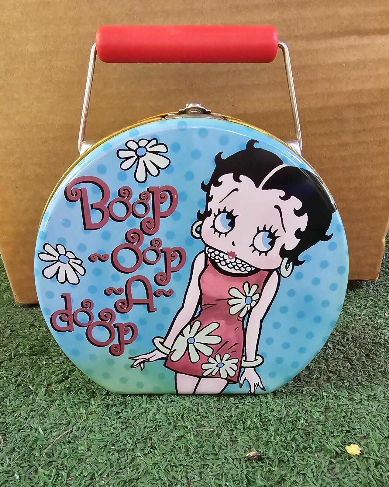 Betty Boop Boop-oop-a-doop Summer Daisy Theme Circle Lunch Box