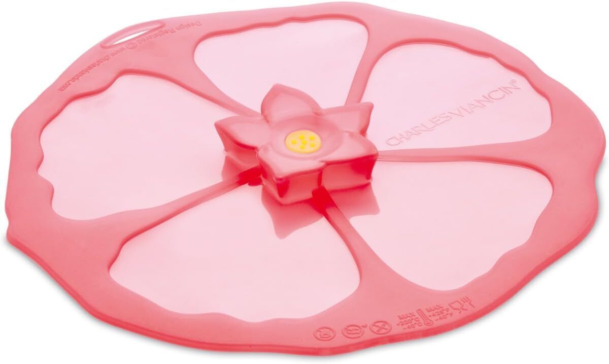 Charles Viancin Small Hibiscus Flower Reusable Silicone Container Lid 6\