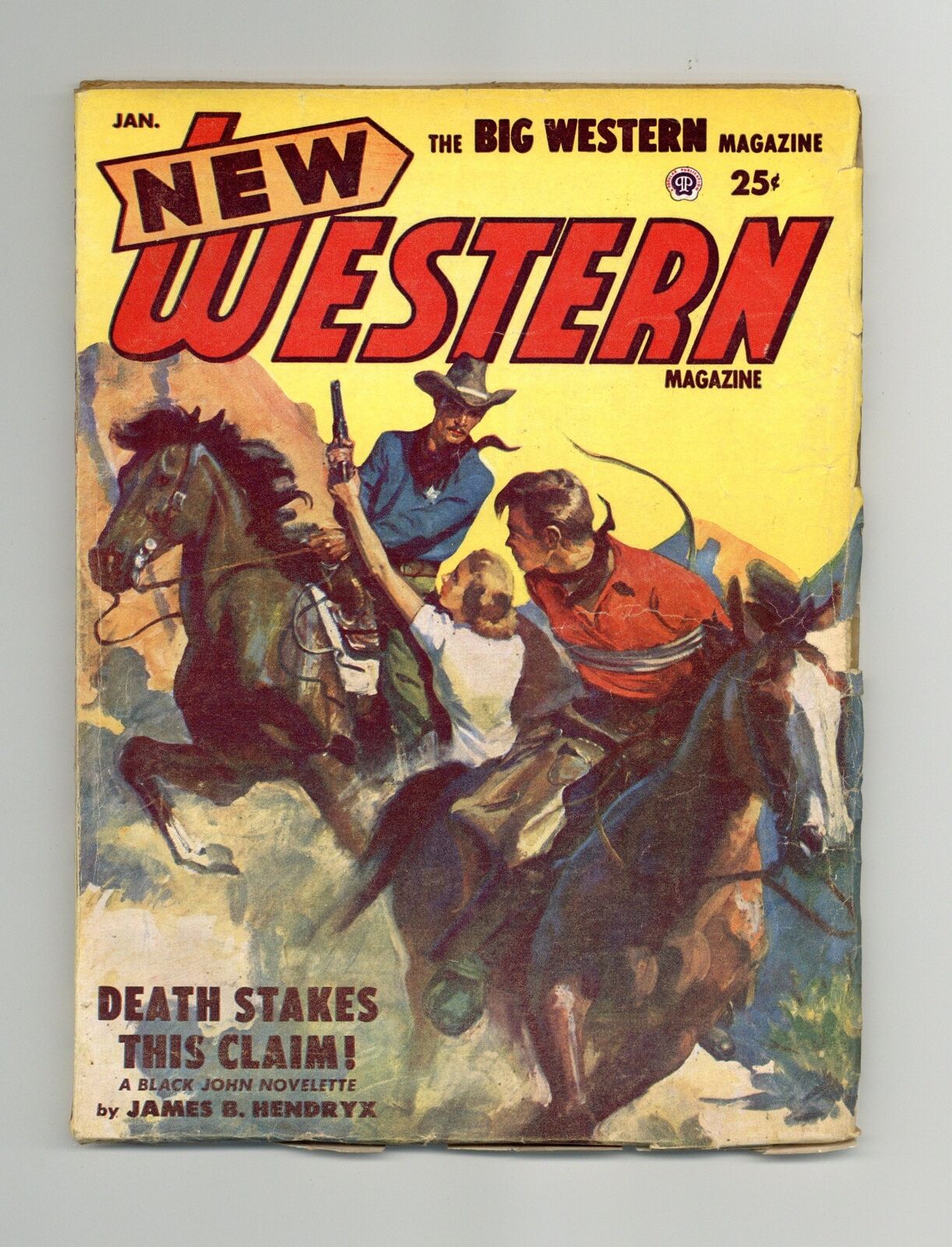 New Western Magazine Pulp 2nd Series Jan 1953 Vol. 25 #3 VG+ 4.5