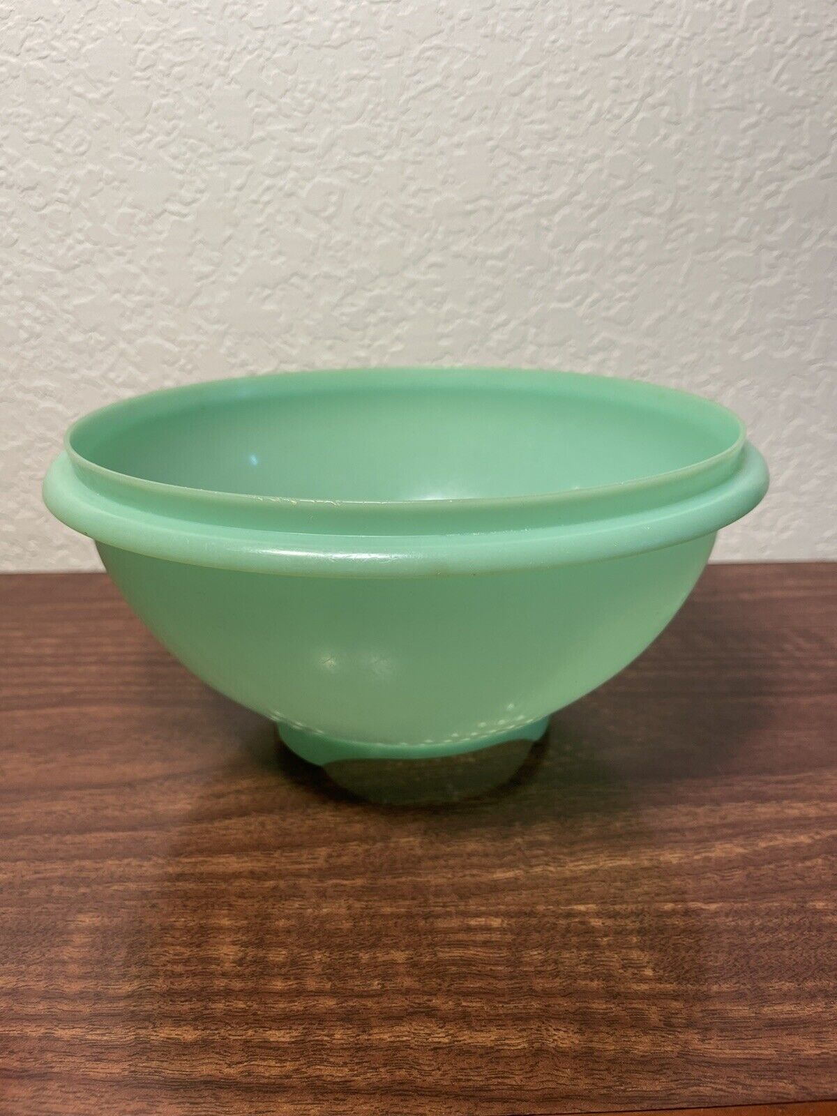 Vintage Tupperware Jade Green Colander Footed Strainer Bowl 339-3