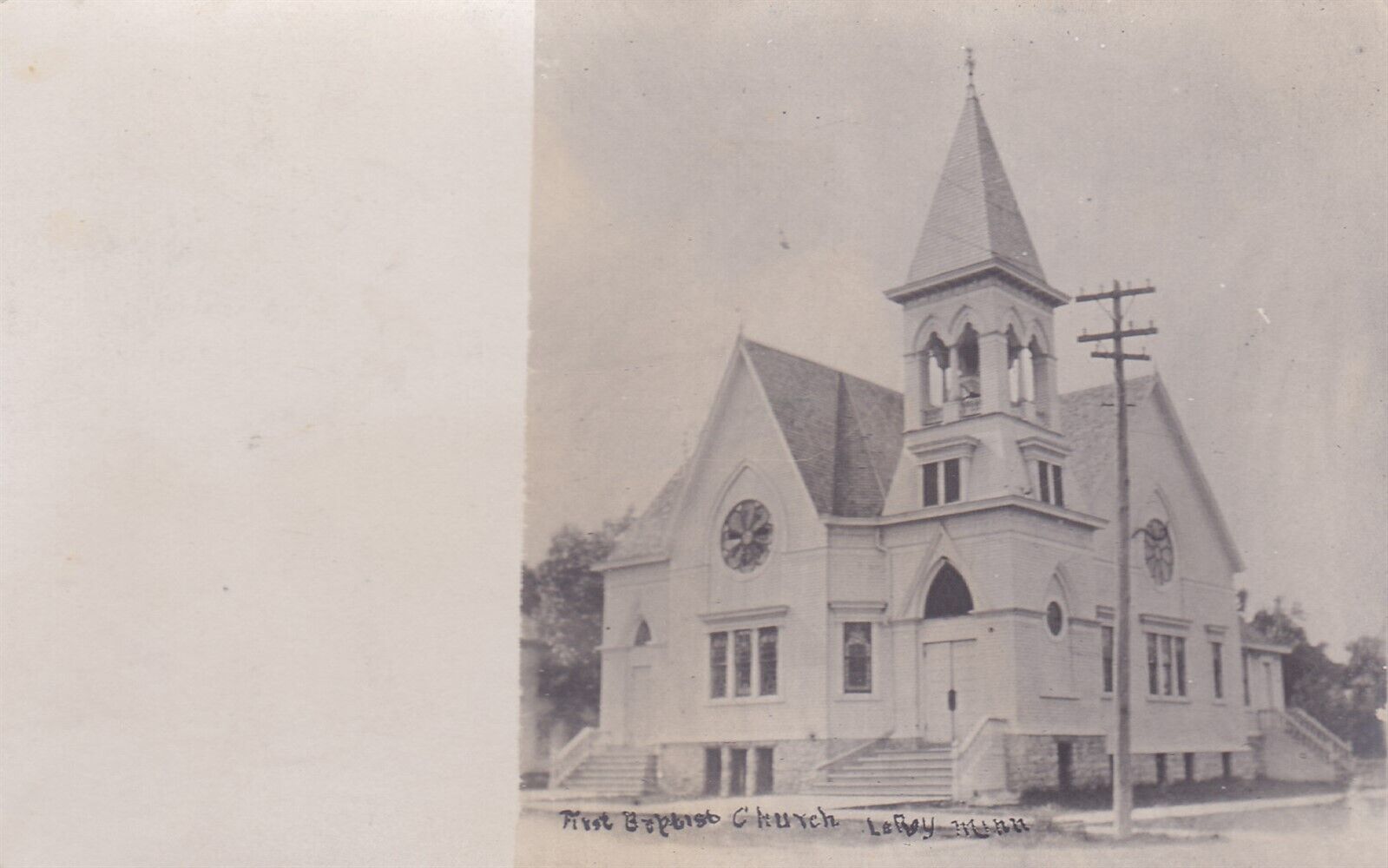 RPPC LeRoy, MN - First Baptist Church