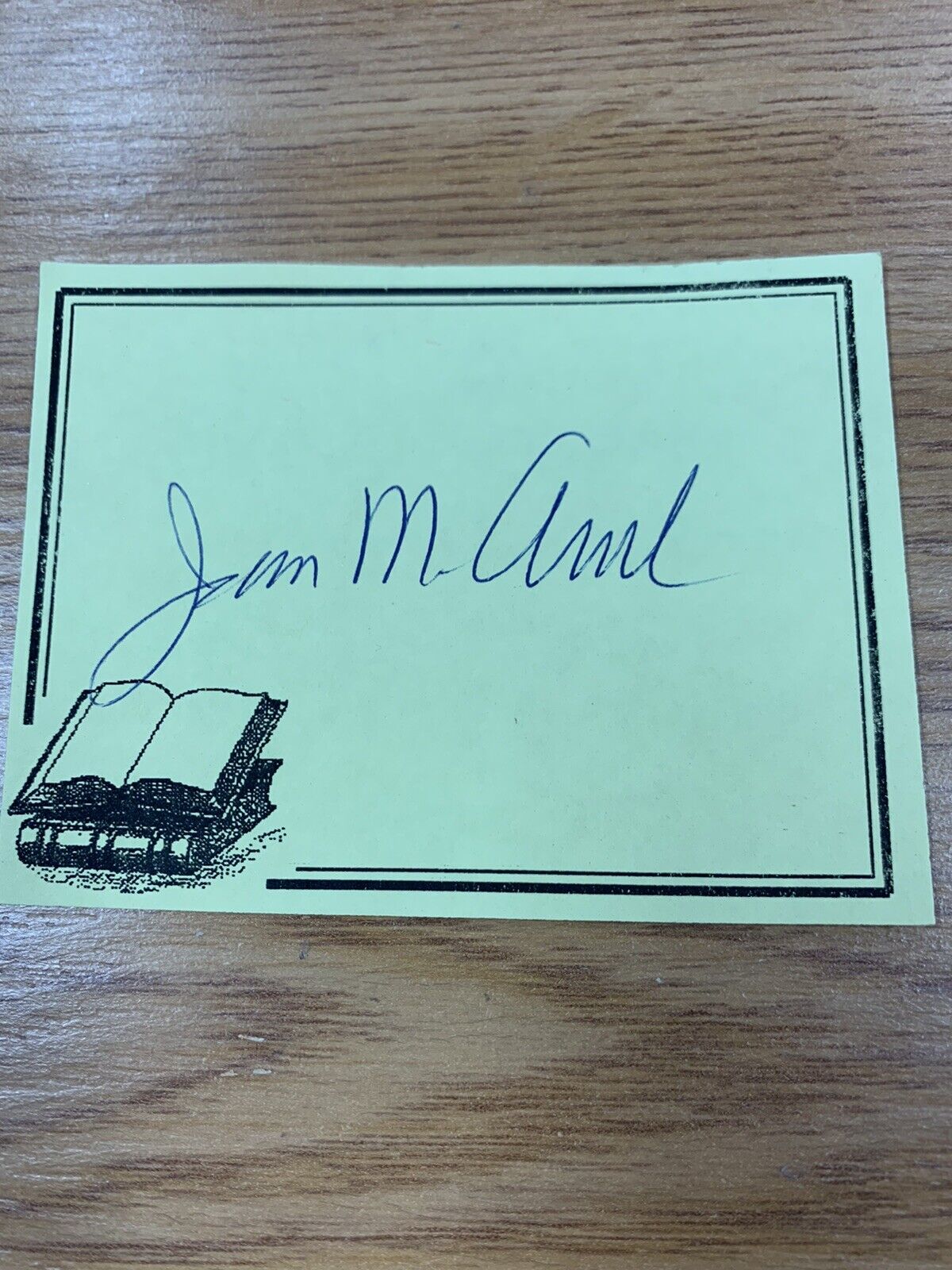 Jean M. Auel American Author Signed Bookplate Autographed New