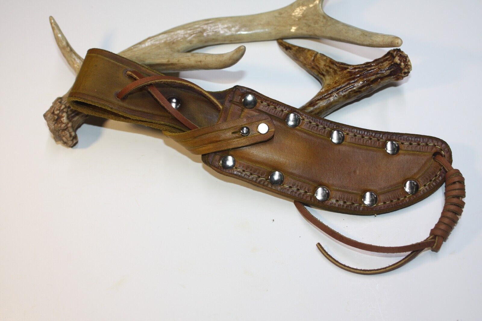 Custom Leather { PUMA-HUNTERS COMPANION }-leather sheath -USA 