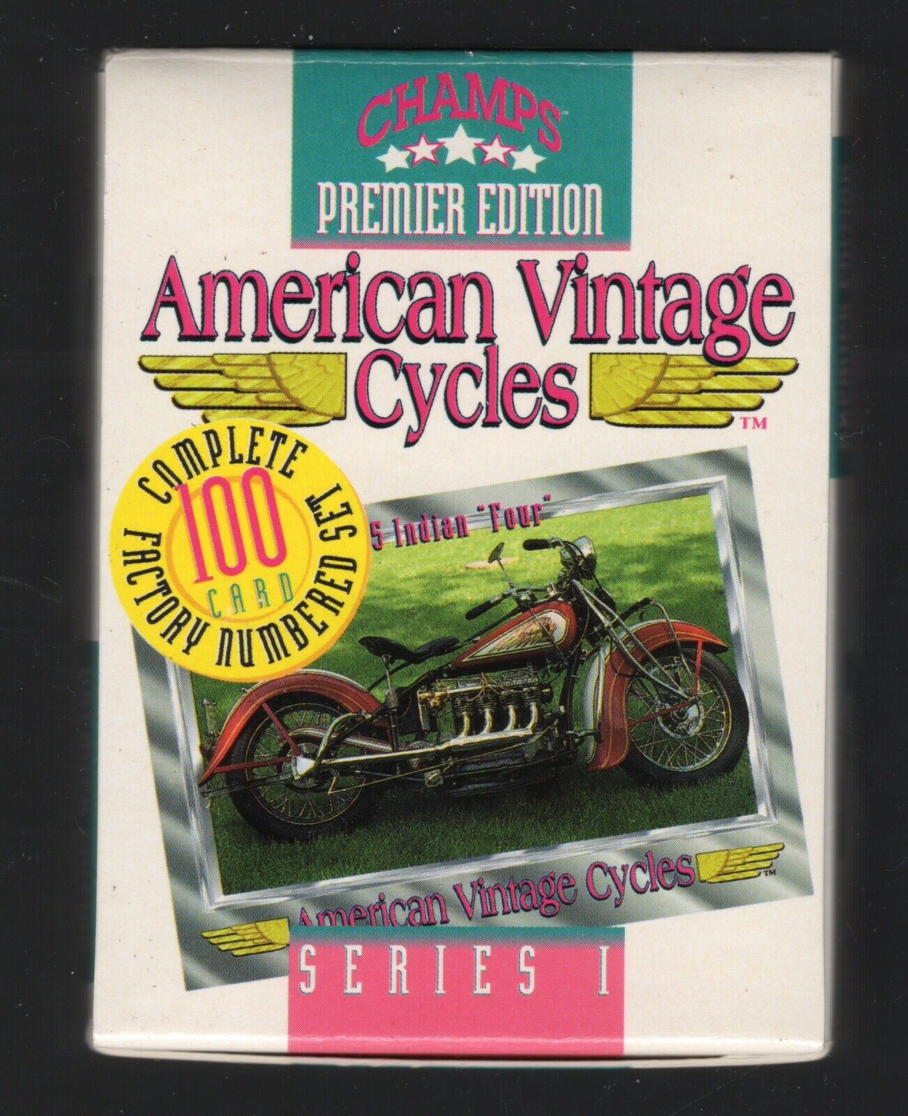 Champs American Vintage Cycle Series I Premier Ed., 100 Collector Cards, 1992