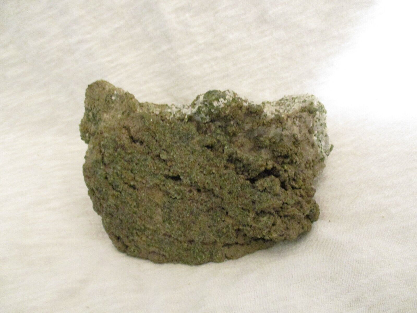 1 Lb Large Cabinet-Sized Diopside With Calcite Specimen