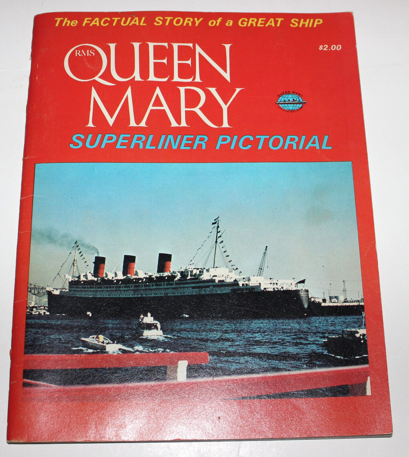RMS Queen Mary superliner pictorial souvenir magazine 