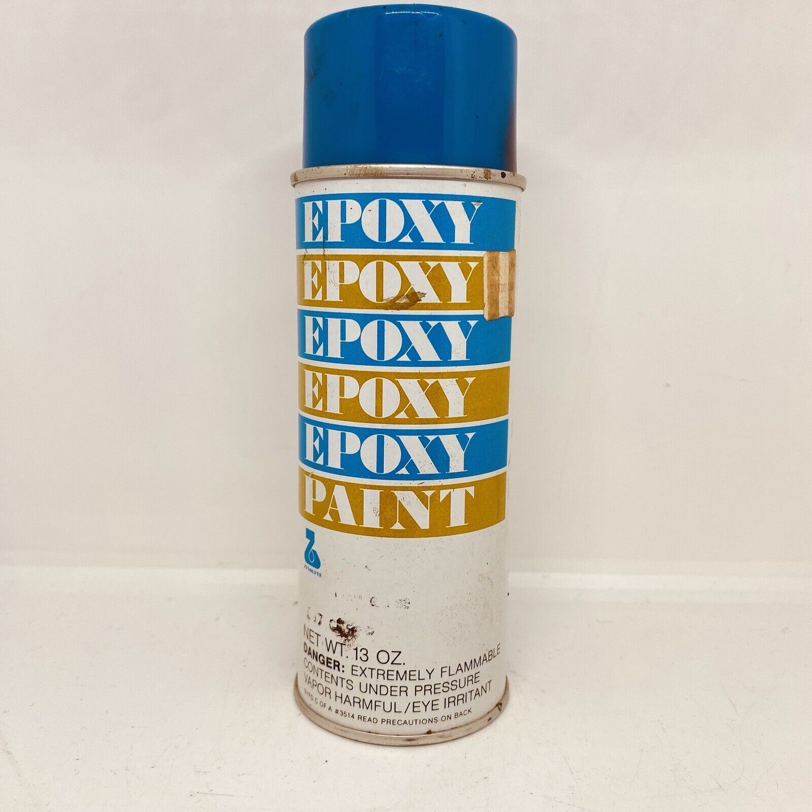 Vintage ZYNOLYTE Blue Epoxy spray paint can