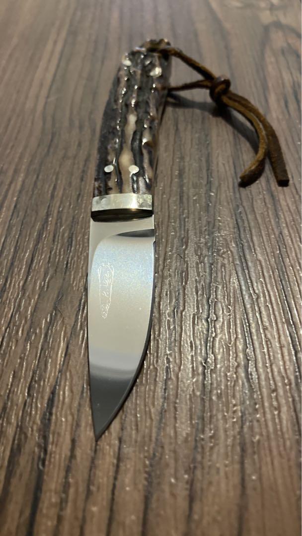 Koji Hara Custom Knife Stag Rare Japan Excellent
