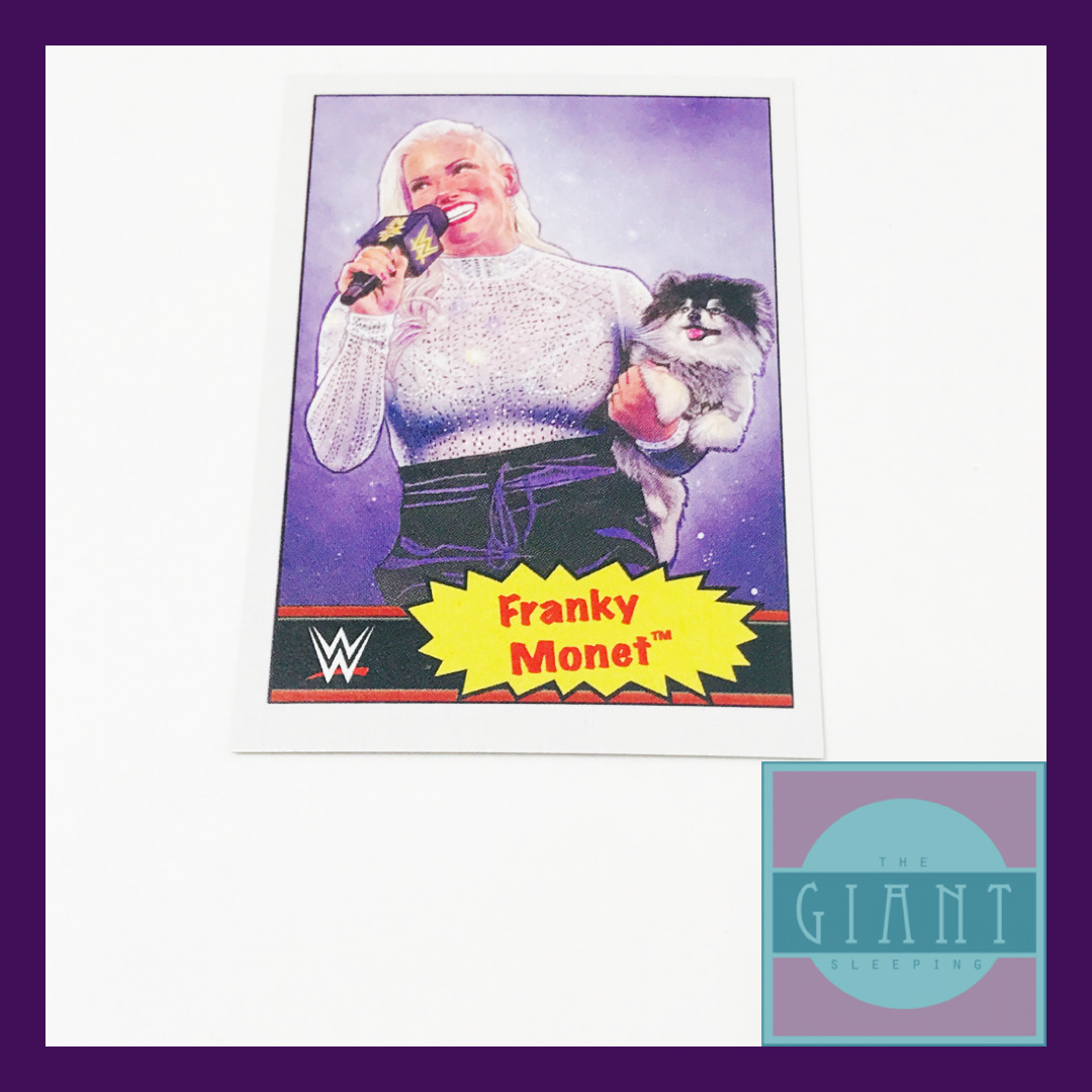2021 Topps WWE Living Set Franky Monet #68 Pro Wrestling Card Online Only
