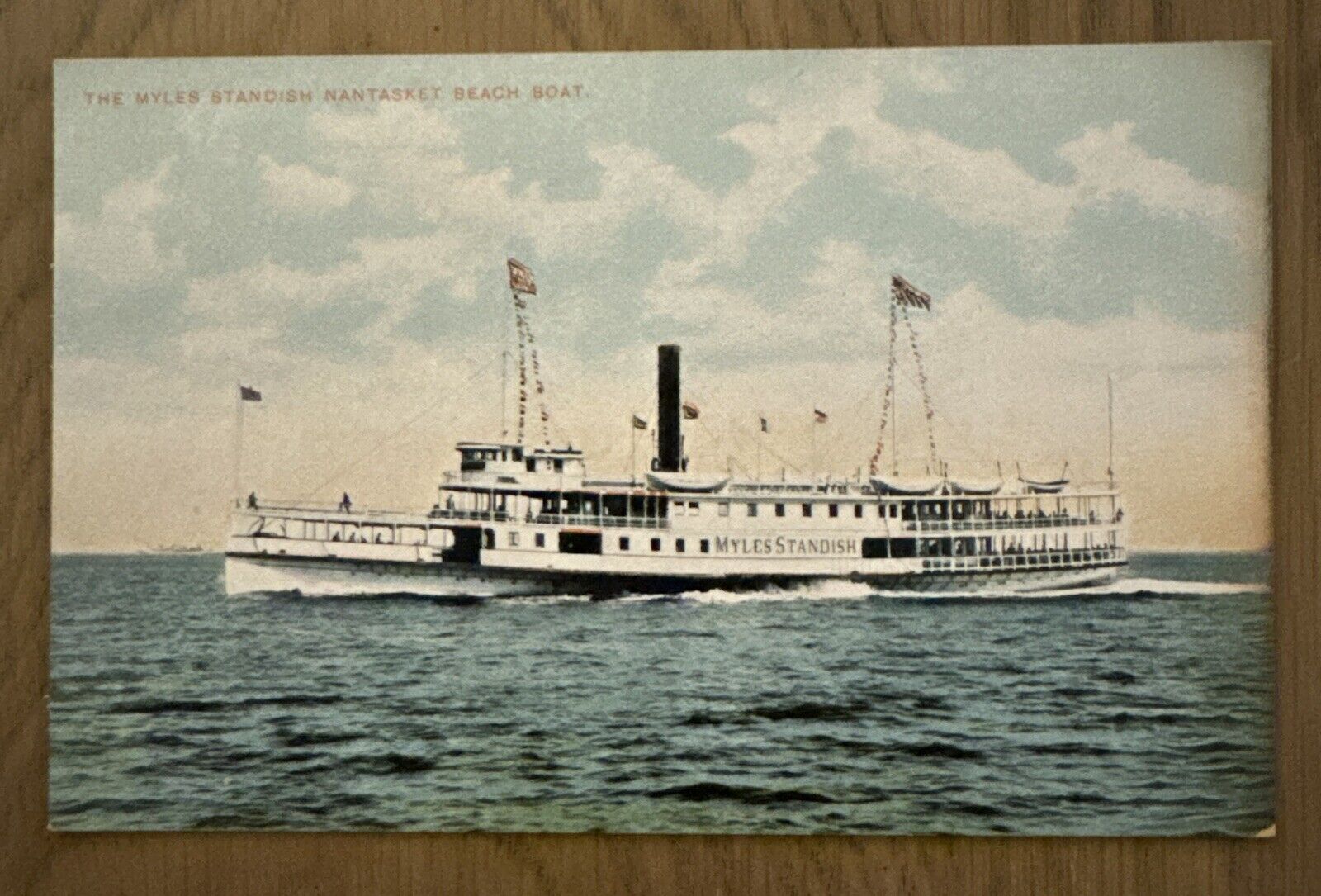 1908 The Myles Standish, Nantasket Beach Boat, Unposted BB