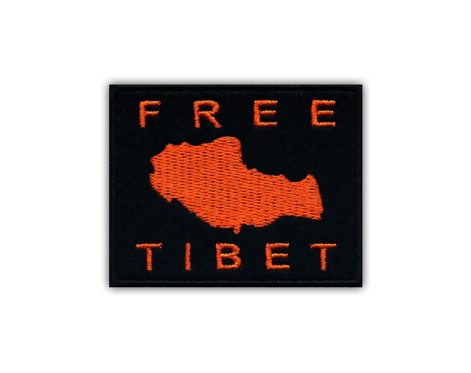 Flag of Free Tibet Patch/Badge Embroidered