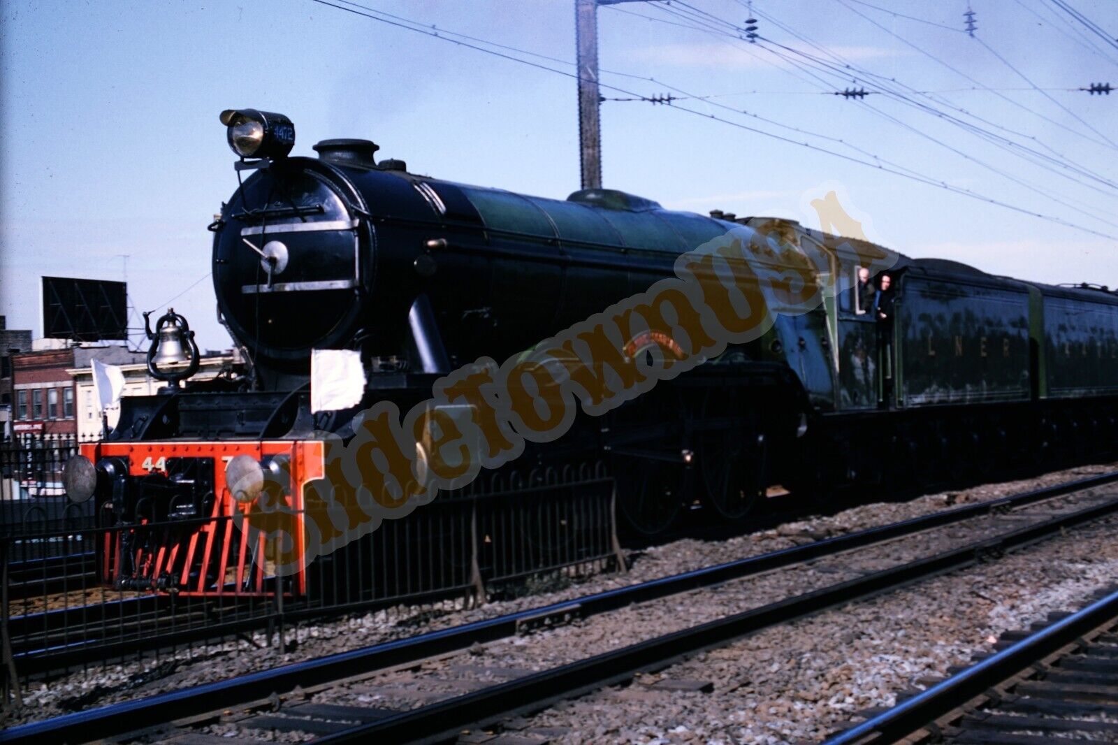 Vtg 1969 Train Slide 4472 Flying Scotsman Steam Engine Y1B182