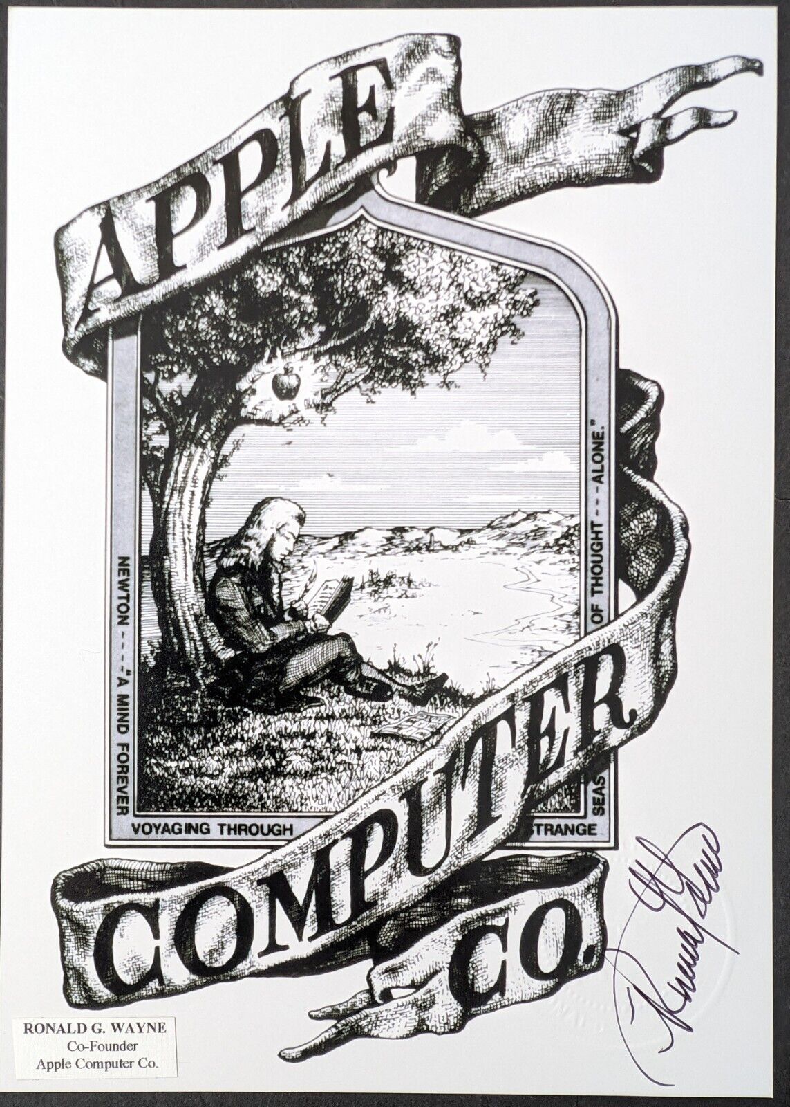 RONALD WAYNE (Apple Computer Co-Founder) Signed/Autographed 7x5 Photograph