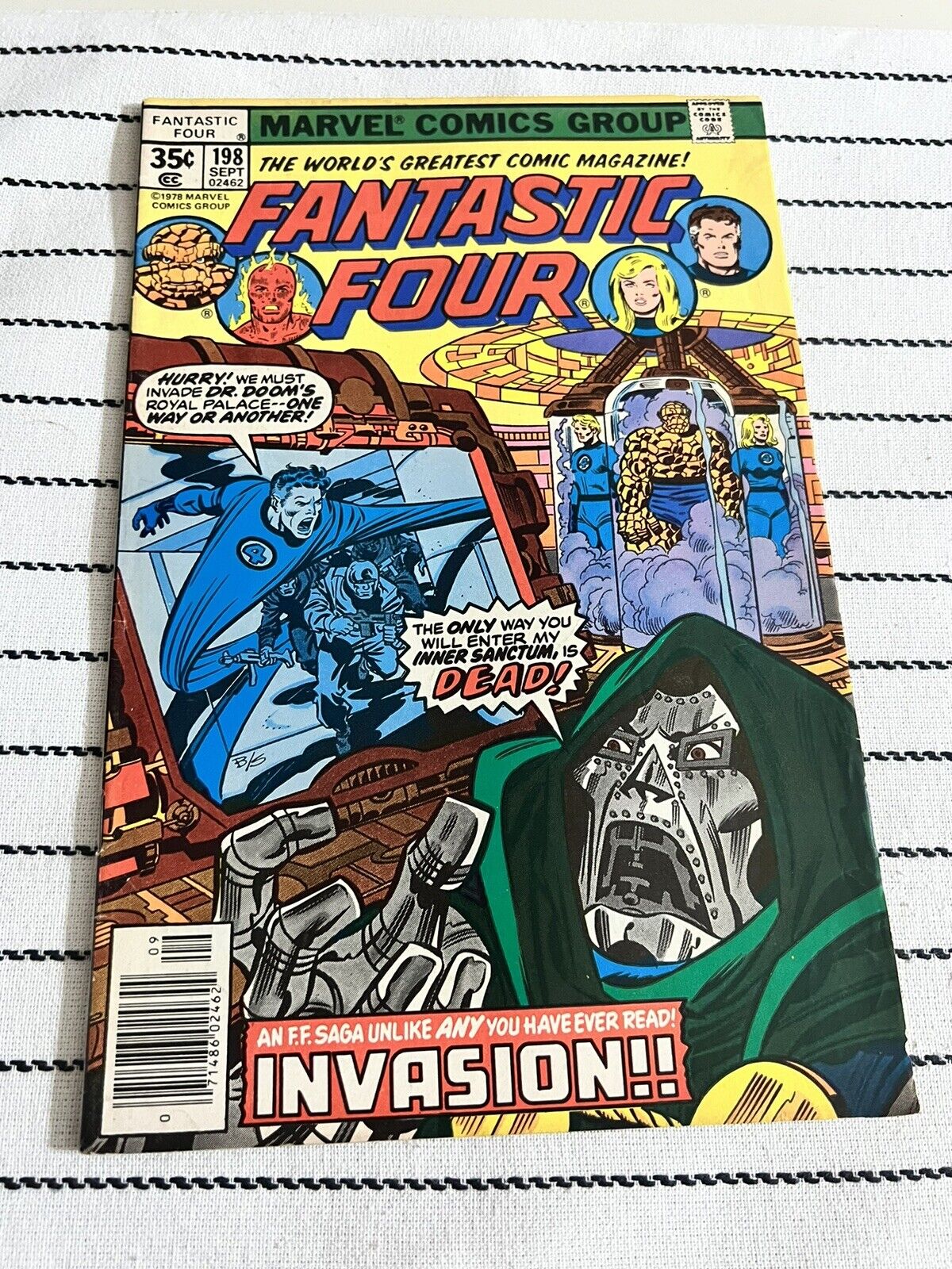 Fantastic Four #198 Vs. Doctor Doom Marvel 1978