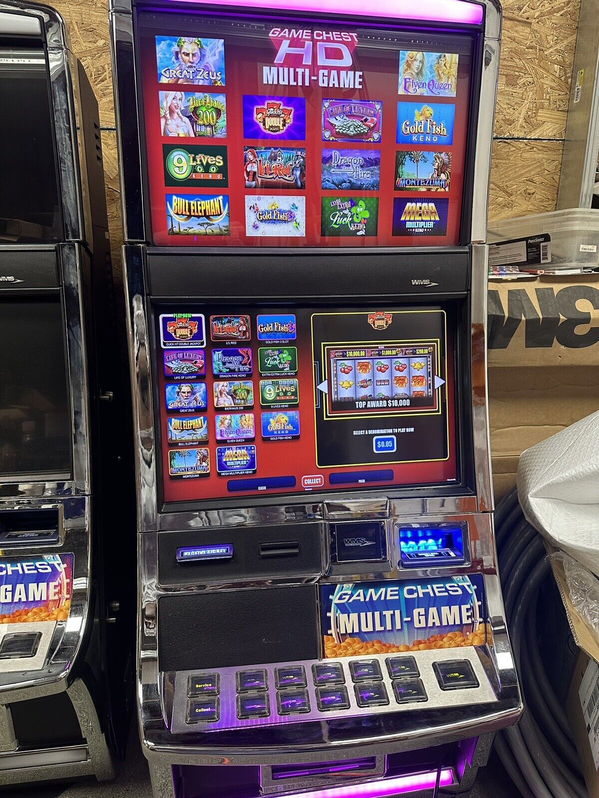 WMS BB3 HD MULTIGAME GAME CHEST  WV 14 SLOT MACHINE GAME SOFTWARE ONLY.