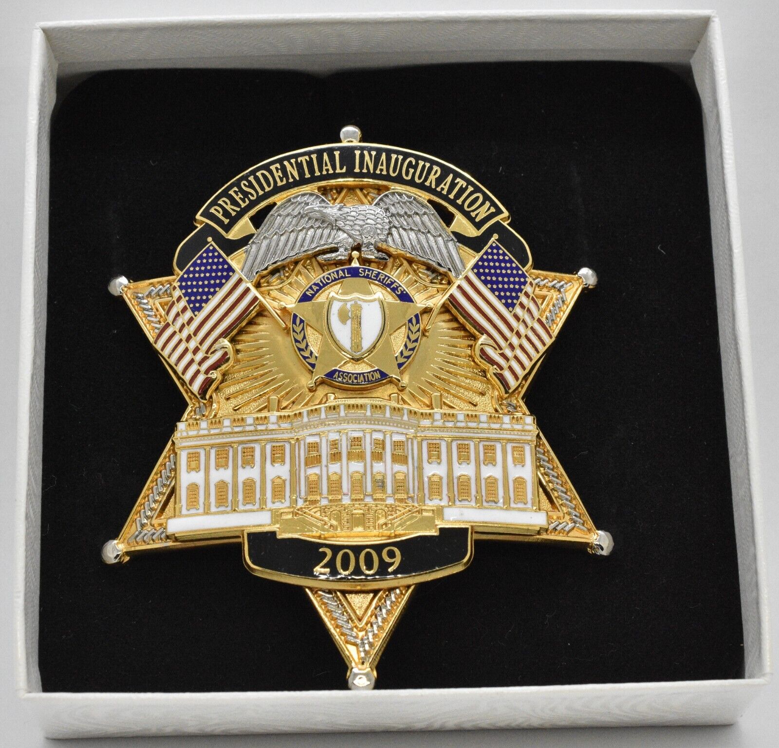 National Sheriffs Association 2009 President Barack Obama Inauguration Badge
