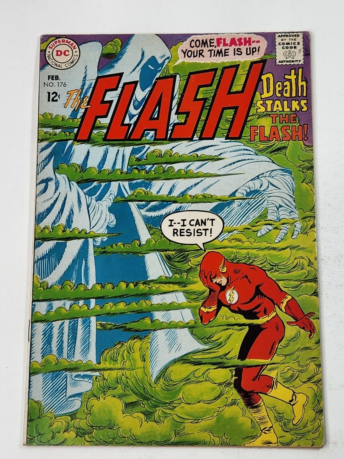 Flash 176 Carmine Infantino Cover DC Comics Silver Age 1968