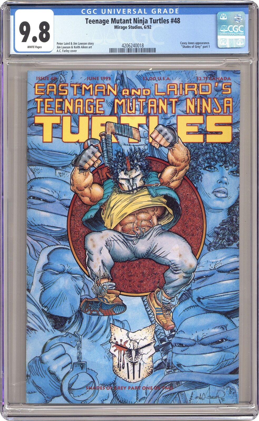 Teenage Mutant Ninja Turtles #48 CGC 9.8 1992 4206240018