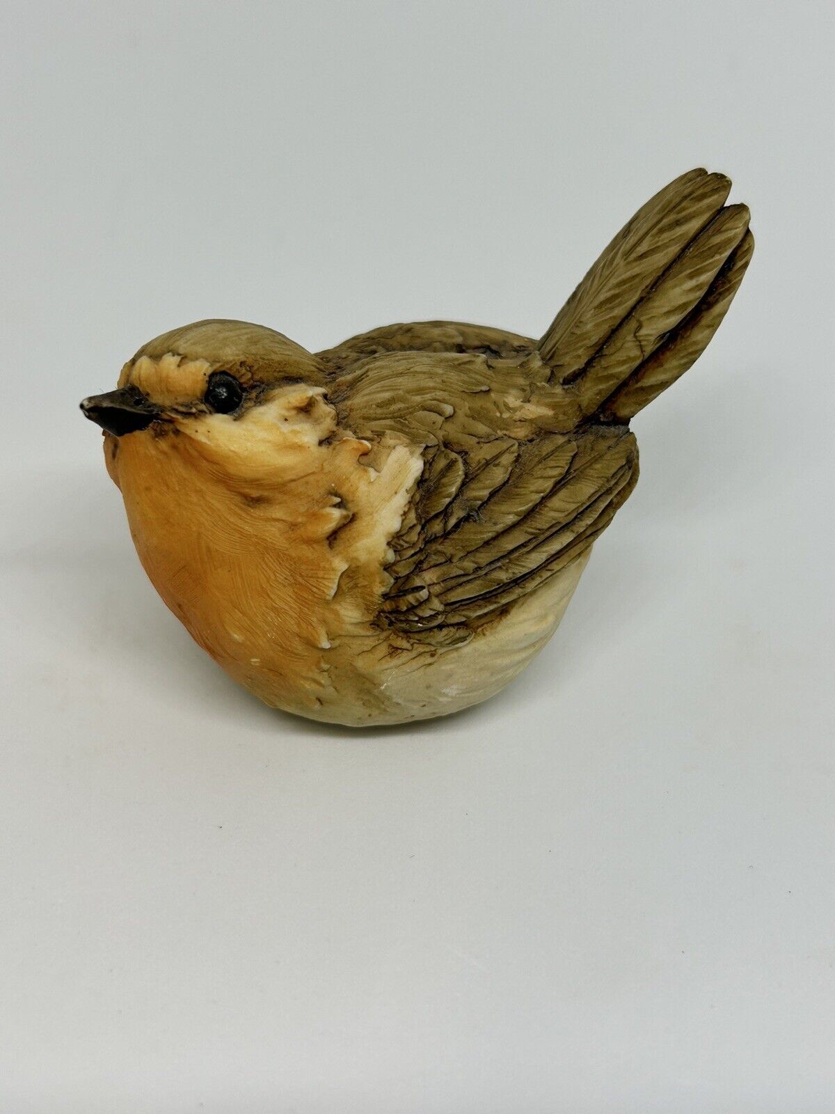 Artefice Ottanta Bird Robin Figurine Made in Italy Signed D. Esposito 1985