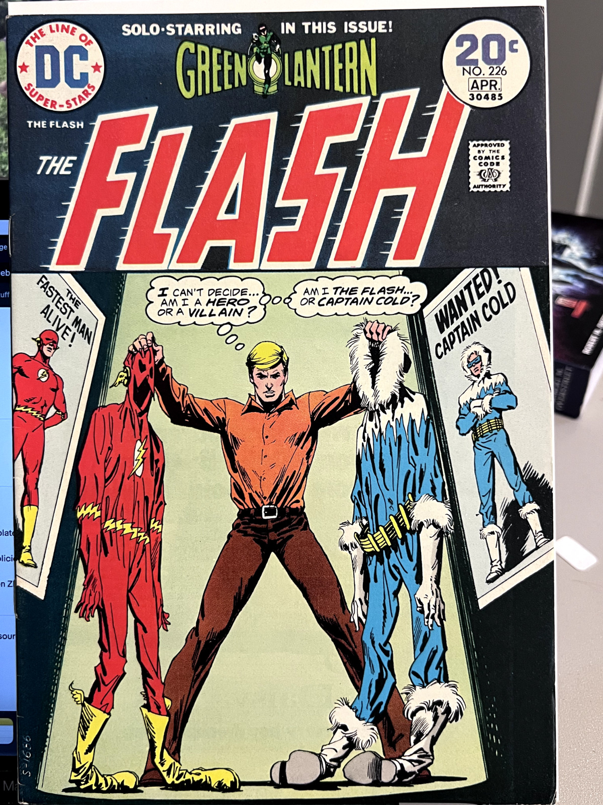 The Flash #226 VF- Captain Cold & The Flash