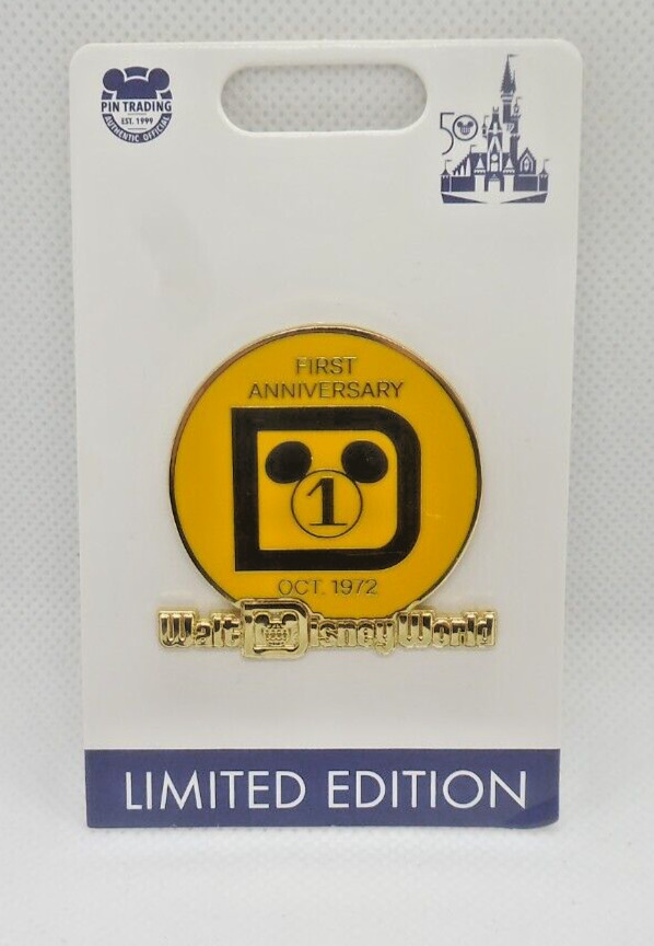 2021 Walt Disney World Parks 50th First Anniversary Vault Collection LE Pin
