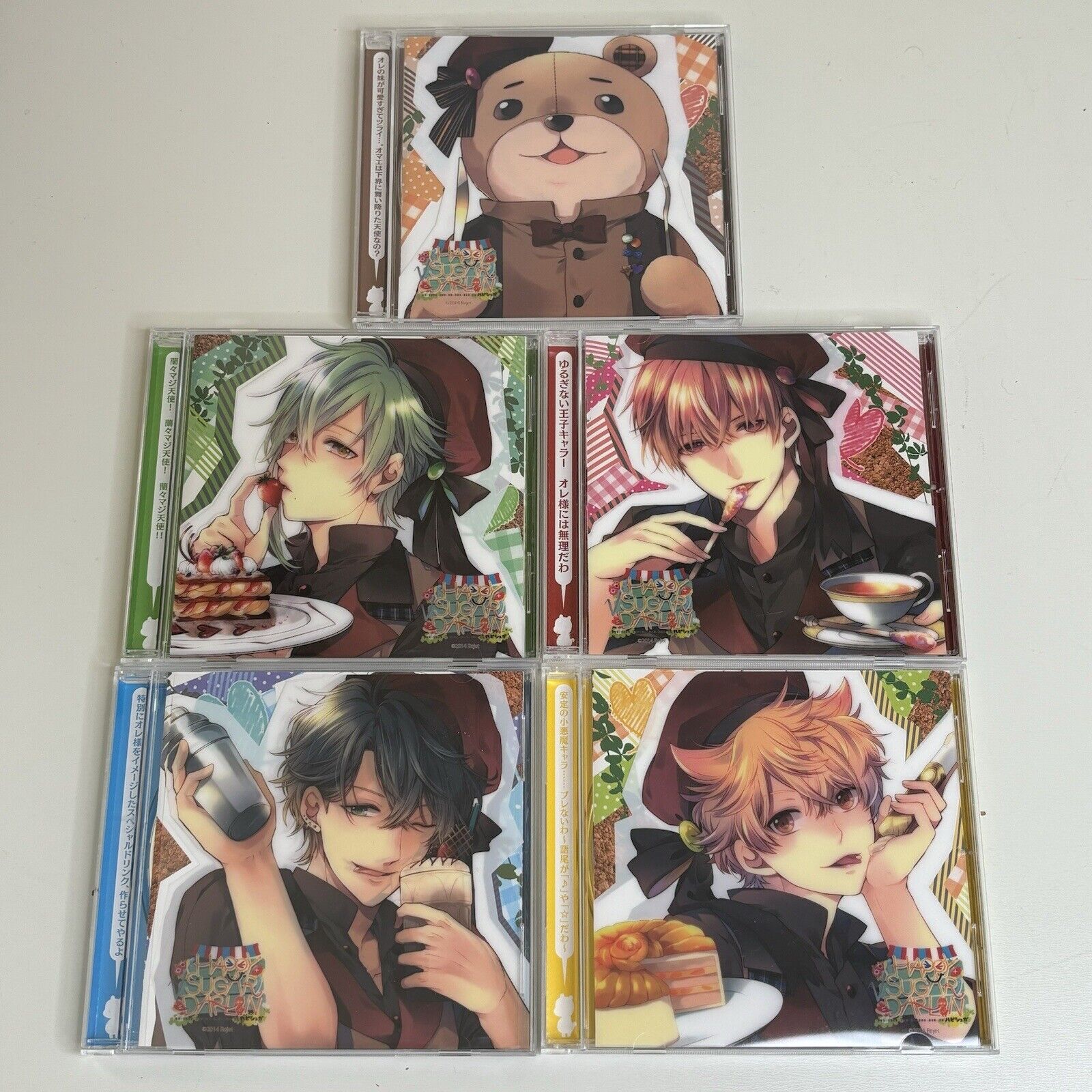 5x Japanese Anime Drama CD: Happy Sugar Darlin\' Import 2014 Reject Lot 1-4, 6