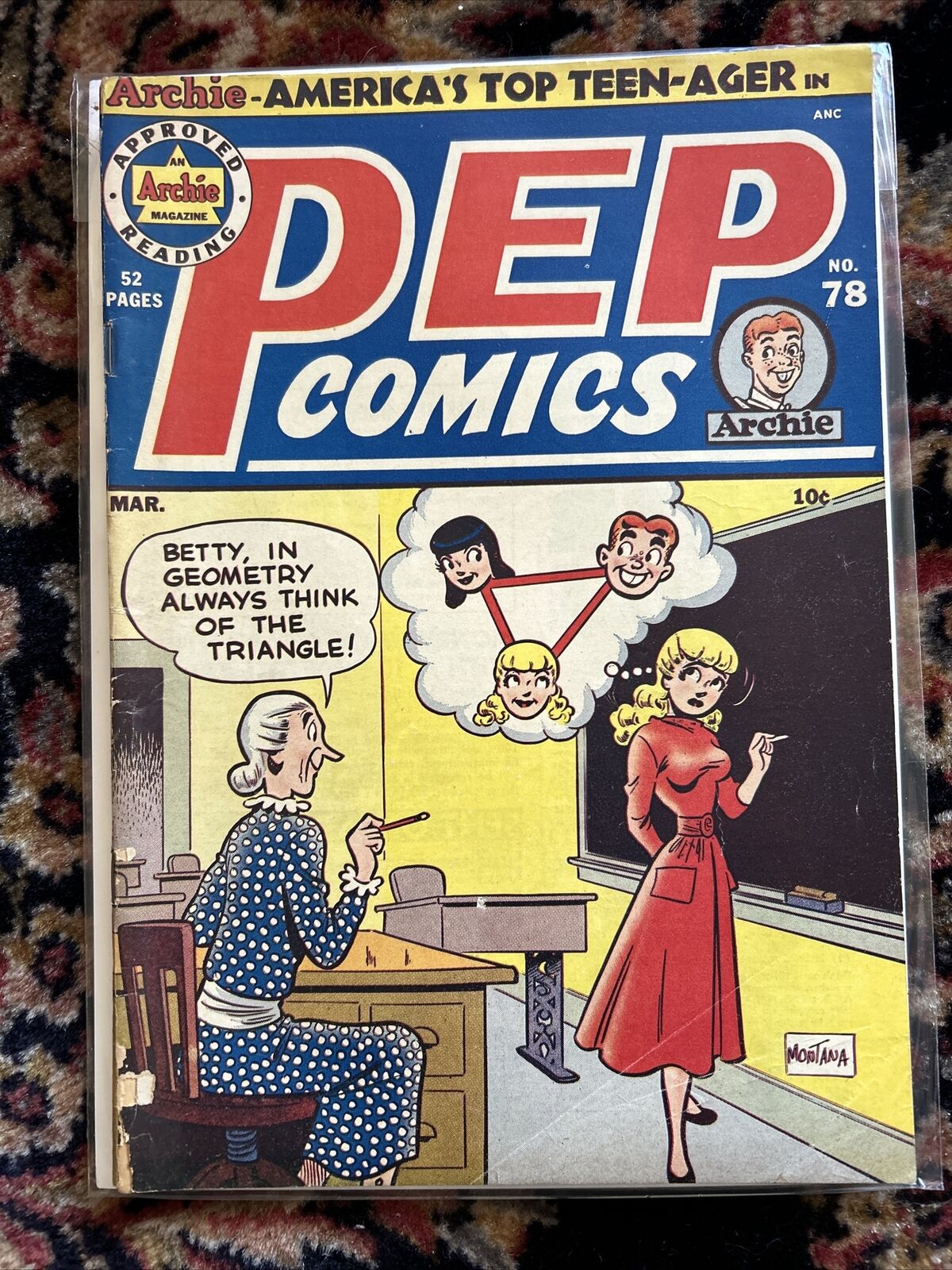 PEP COMICS #78 (1949) VG/VG+ ARCHIE, BETTY, VERONICA, Katy Keene Golden Age