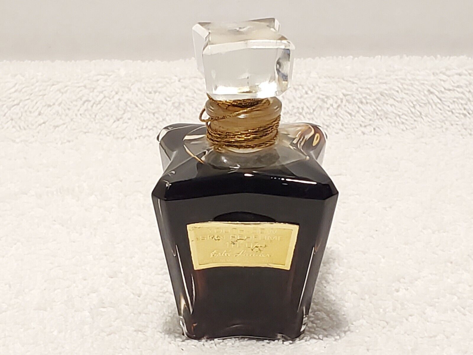 Vintage Estee Lauder France Youth Dew Pure Skin Perfume 1.0 oz Bottle Splash