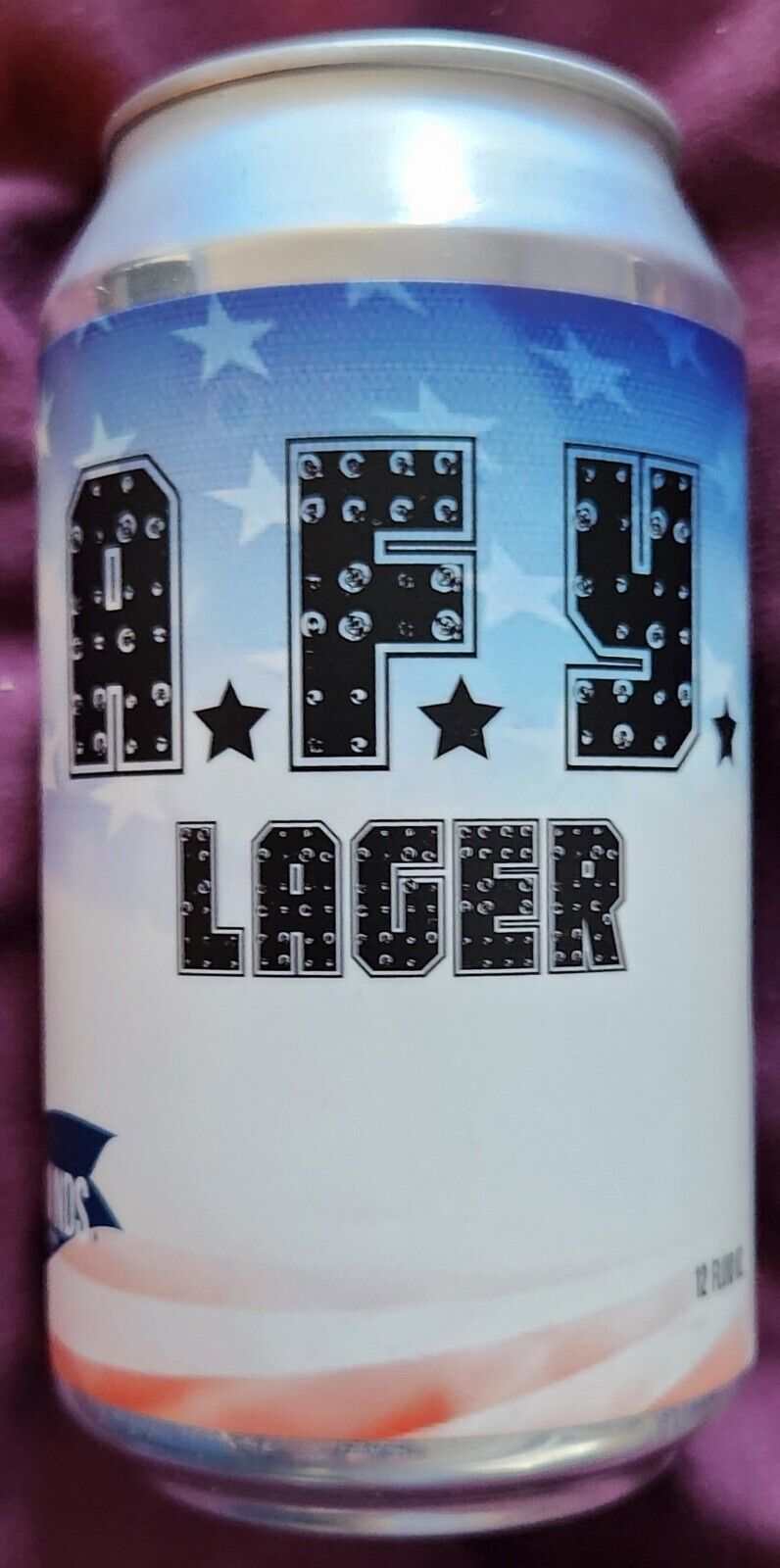 Virginia - AFY Lager - 12oz - Fair Winds Brewing - Empty