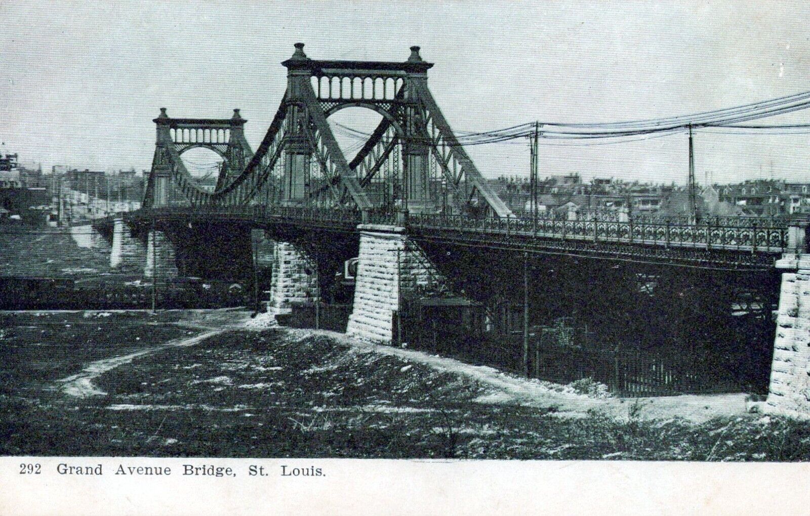 RPPC - Grand Avenue Bridge St. Louis UNP Postcard