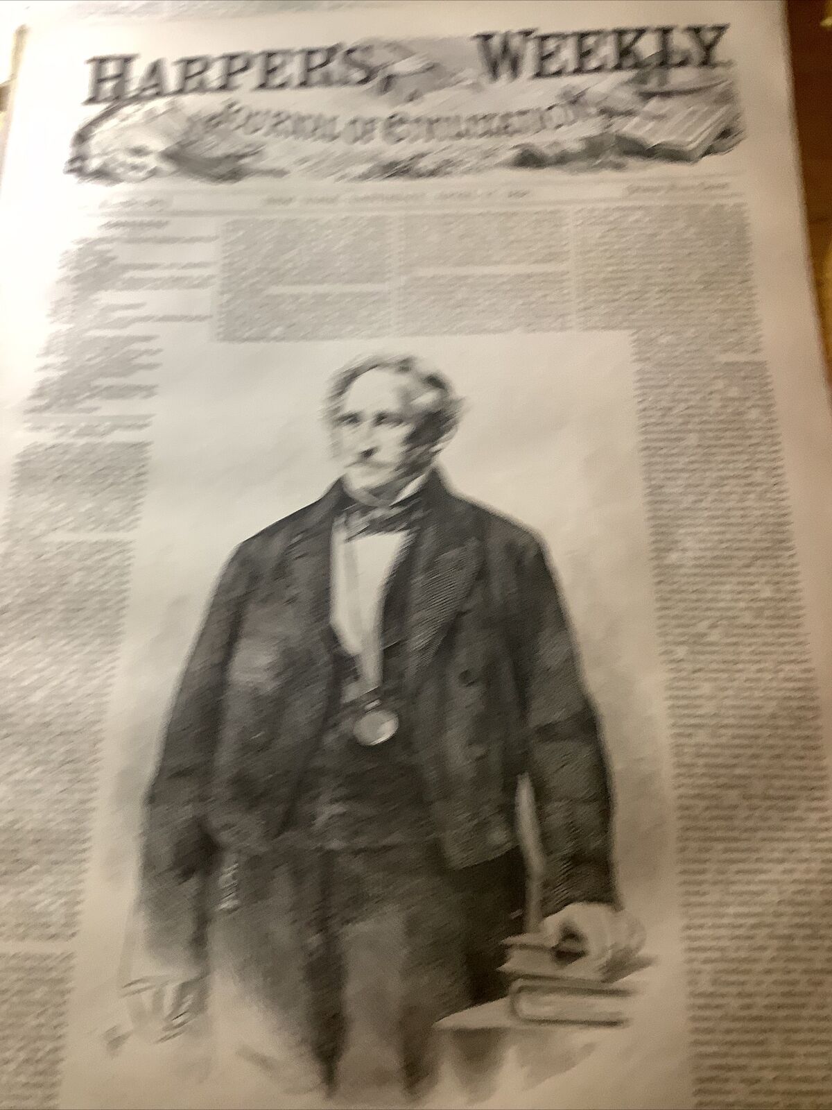 1858 HARPER’S WEEKLY ORIGINAL COMPLETE NEWSPAPER ~ WINSLOW HOMER