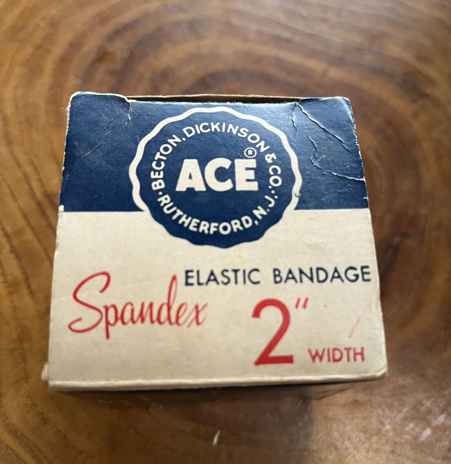 Vintage 2 Inch Ace Elastic Bandage B-D Original Box