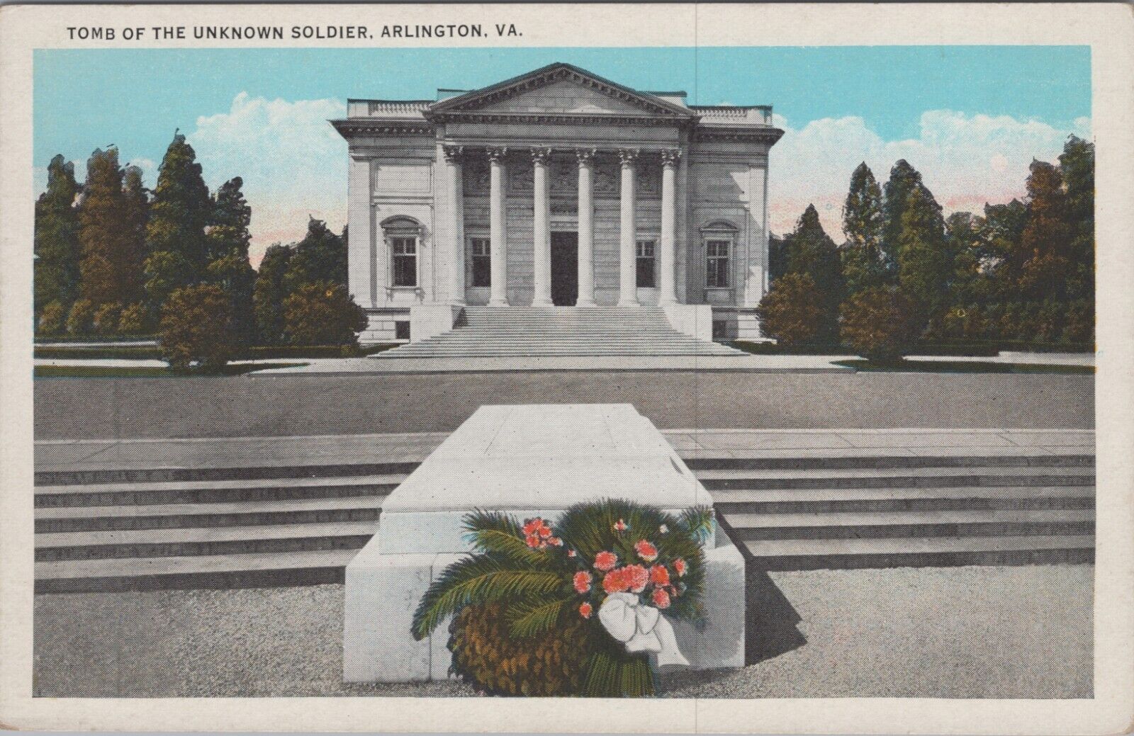 c1920s Postcard Unknown Soldier Tomb Arlington, Virginia VA UNP 5376.4