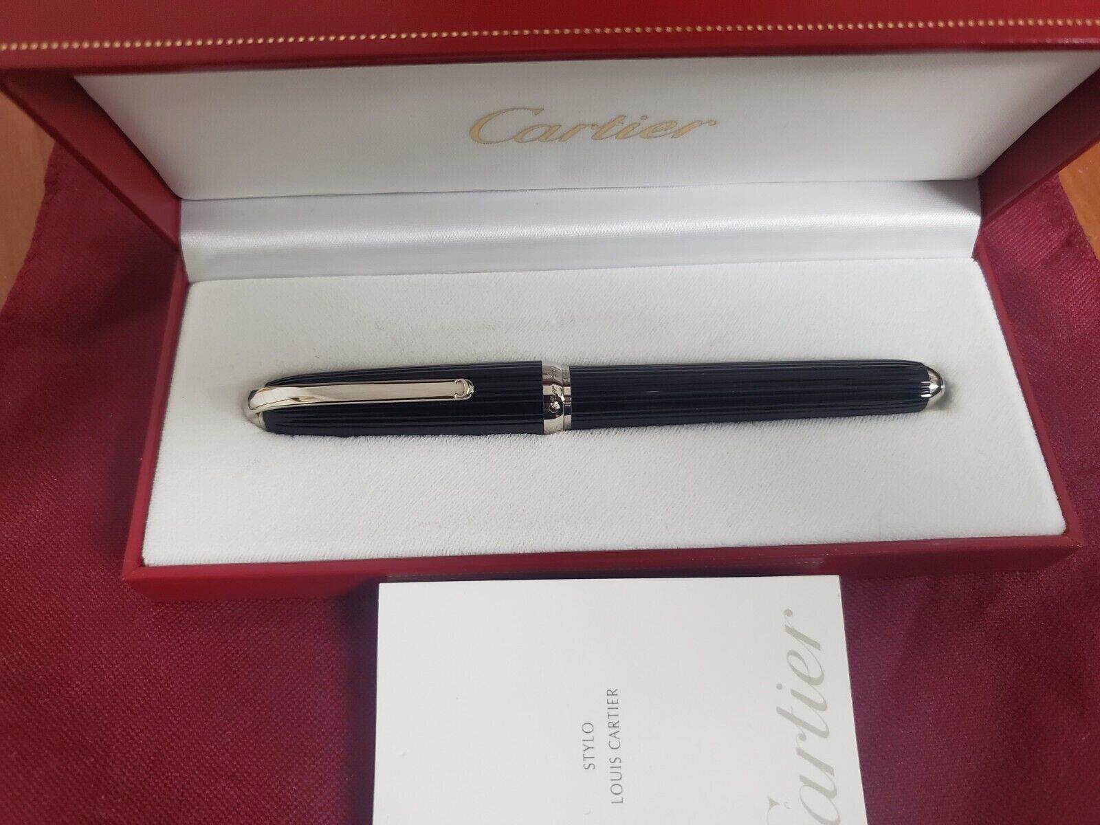 Cartier composite Black 18k Fountain Pen