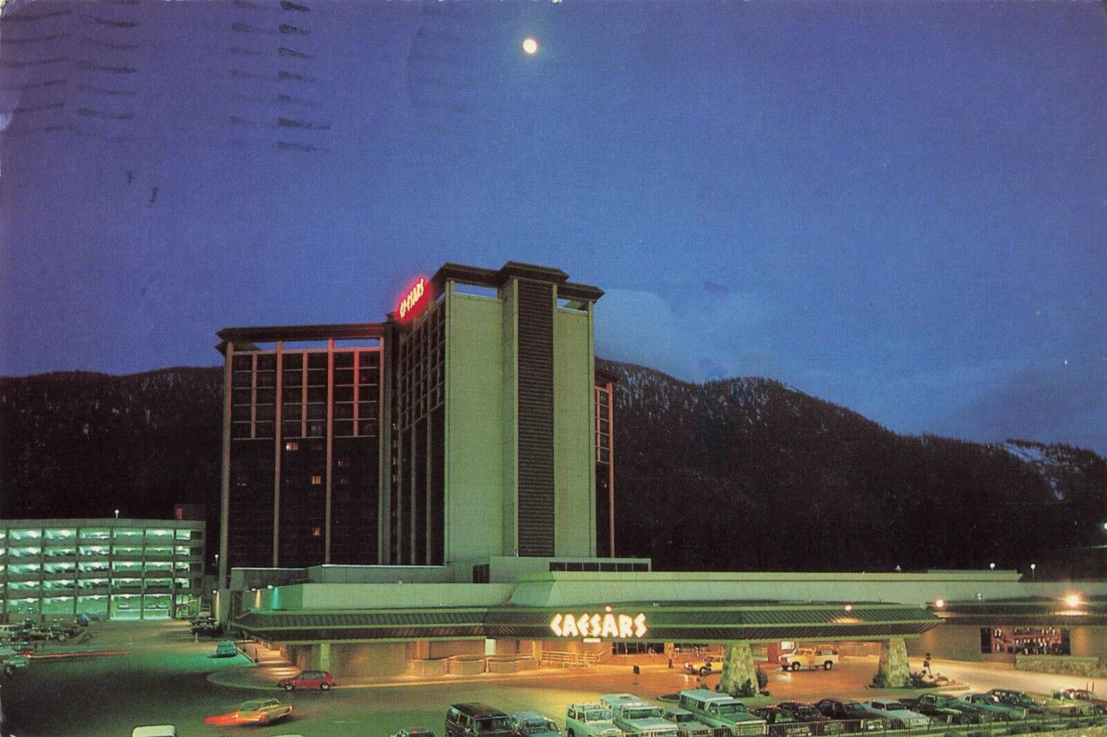 Lake Tahoe NV Nevada, Caesars Tahoe Resort Casino Hotel, Vintage Postcard