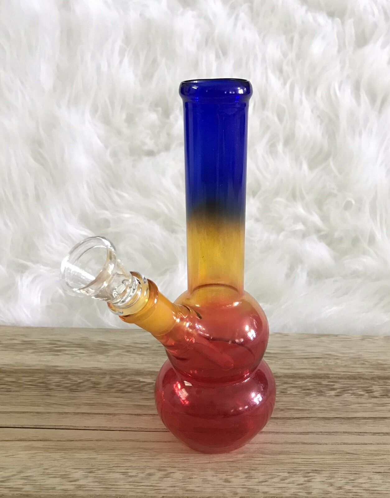 7 INCH MINI Soft Glass Colorful Water Pipe Bong
