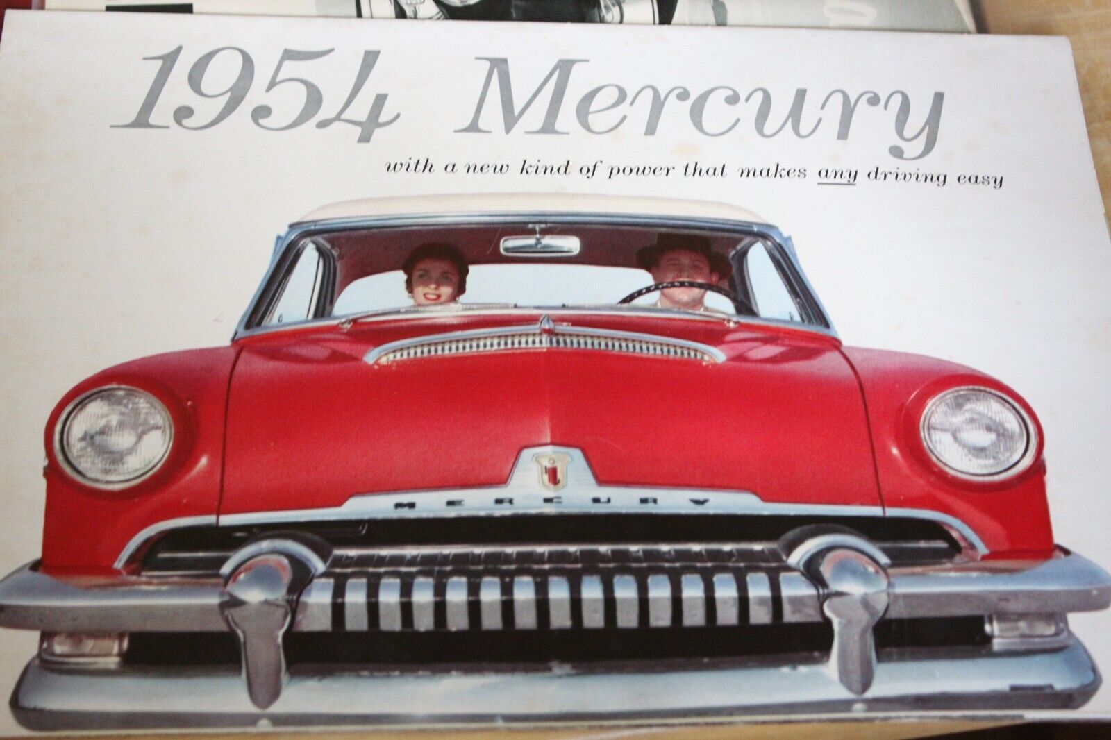 Original 1954 Mercury Sales Brochure